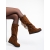 Cizme dama camel din material textil Ulyssa, 2 - Kalapod.net
