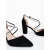 Pantofi dama cu toc negri din material textil Harari, 6 - Kalapod.net
