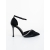 Pantofi dama cu toc negri din material textil Murena, 5 - Kalapod.net