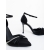 Pantofi dama cu toc negri din material textil Murena, 6 - Kalapod.net