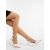 Pantofi dama cu toc bej din material textil Revora, 3 - Kalapod.net