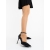 Pantofi dama cu toc negri din material textil Revora, 5 - Kalapod.net