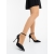 Pantofi dama cu toc negri din material textil Revora, 6 - Kalapod.net