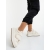 Pantofi sport dama bej din piele ecologica Grysha - Kalapod.net