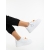 Pantofi sport dama albi din piele naturala Ashira - Kalapod.net