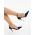 Pantofi dama cu toc negri din material textil Mezmera, 4 - Kalapod.net