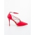 Pantofi dama cu toc rosii din material textil Mezmera, 8 - Kalapod.net