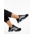 Pantofi sport dama negri cu bej din material textil Jorana, 4 - Kalapod.net