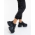 Pantofi sport dama negri din piele ecologica Anuva - Kalapod.net