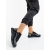 Pantofi sport dama negri cu alb din material textil Lucirna - Kalapod.net