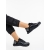Pantofi sport dama negri cu alb din material textil Lucirna, 4 - Kalapod.net