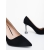 Pantofi dama cu toc negri din material textil Hadara, 6 - Kalapod.net