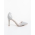 Pantofi dama cu toc argintii din material textil Veloria, 5 - Kalapod.net