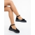 Pantofi casual dama negri din material textil Mazima - Kalapod.net