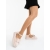 Pantofi casual dama bej din material textil Harita, 3 - Kalapod.net