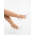 Pantofi dama cu toc albi din material textil Murena, 4 - Kalapod.net