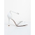Pantofi dama cu toc albi din material textil Murena, 5 - Kalapod.net