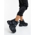 Pantofi sport dama negri din piele ecologica Sahera - Kalapod.net