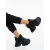 Pantofi sport dama negri din piele ecologica Korga, 4 - Kalapod.net