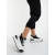 Pantofi sport dama negri cu alb din piele naturala Shazera, 2 - Kalapod.net