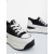 Pantofi sport dama negri cu alb din piele naturala Shazera, 6 - Kalapod.net