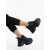 Pantofi sport dama negri din piele ecologica Trevedia - Kalapod.net