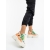 Pantofi sport dama portocalii din piele ecologica Rugara, 2 - Kalapod.net