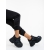 Pantofi sport dama negri din piele ecologica Luxera, 3 - Kalapod.net