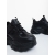 Pantofi sport dama negri din piele ecologica Gazia, 6 - Kalapod.net