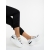 Pantofi sport dama albi din piele ecologica Amenka - Kalapod.net