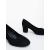 Pantofi dama cu toc negri din material textil  Serafica, 6 - Kalapod.net