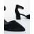 Pantofi dama cu toc negri din material textil Vindia, 6 - Kalapod.net
