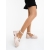 Pantofi casual dama bej din piele ecologica lacuita Sinola, 3 - Kalapod.net