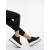 Pantofi sport dama negri cu alb din piele naturala Monalia, 4 - Kalapod.net