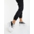Pantofi sport dama negri cu alb din piele naturala Mirania, 3 - Kalapod.net