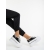 Pantofi sport dama negri cu alb din piele naturala Mirania, 4 - Kalapod.net