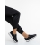 Pantofi sport dama negri cu alb din piele naturala Sofina, 3 - Kalapod.net