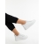 Pantofi sport dama albi din piele naturala Lovana - Kalapod.net