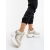 Pantofi sport dama bej cu auriu din material textil Lavumi, 3 - Kalapod.net