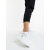 Pantofi sport dama albi din piele ecologica si material textil Melea, 4 - Kalapod.net