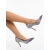 Pantofi dama cu toc mov din material textil Bakaria, 4 - Kalapod.net