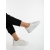 Pantofi sport dama albi din piele naturala Parzana, 4 - Kalapod.net