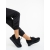 Pantofi sport dama negri din piele ecologica si material textil Selestia, 3 - Kalapod.net