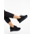 Pantofi sport dama negri din piele ecologica si material textil Selestia, 4 - Kalapod.net