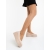 Pantofi dama cu platforma bej din material textil Lunula, 3 - Kalapod.net