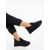 Pantofi sport dama negri din piele ecologica si material textil Osetia, 4 - Kalapod.net