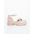Pantofi casual dama bej din piele ecologica Mereya, 8 - Kalapod.net