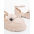 Pantofi casual dama bej din piele ecologica Mereya, 9 - Kalapod.net