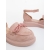 Pantofi casual dama roz din material textil Farafa, 6 - Kalapod.net