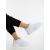 Pantofi sport dama albi din piele ecologica Alamara, 4 - Kalapod.net